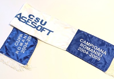 Esarfa Baschet-CSU &amp;quot;ASESOFT&amp;quot; PLOIESTI (Campioana si Cupa Romaniei 2004-2009) foto
