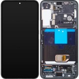 Cumpara ieftin Display cu Touchscreen Samsung Galaxy S22 5G S901, cu Rama, Negru, Service Pack GH82-27521A