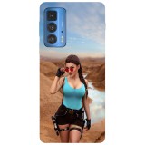 Husa compatibila cu Motorola Moto G71 5G model Lara Croft, Silicon, TPU, Viceversa