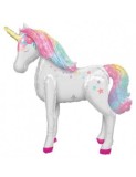 Balon Folie Airwalker Enchanted Unicorn 106x116 cm, Anagram