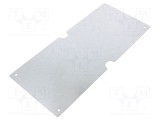 Placă de montare FIBOX oţel zincată 136mm x 303mm
