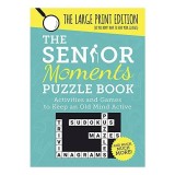 Senior Moments Puzzle Book Carti in Engleza Large Print Crosswords Sudoku Word Search