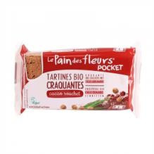 Tartine Crocante Bio Fara Gluten cu Cacao si Alune Tigrate Le Pain Des Fleurs 18 5gr Cod: 3380380080760 foto