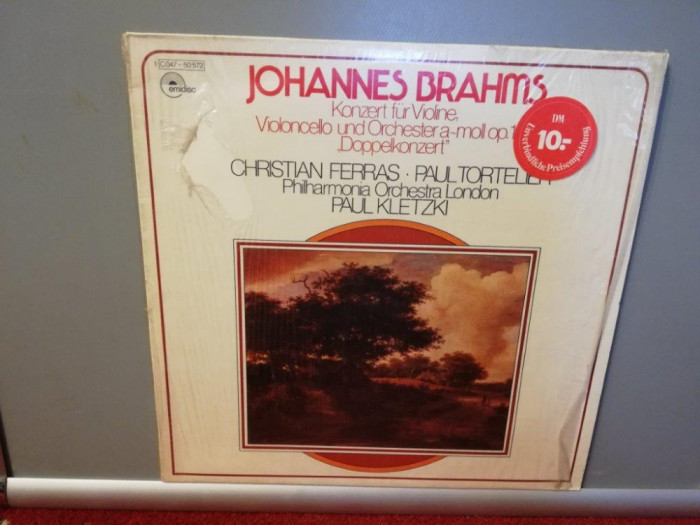 Brahms &ndash; Double Concerto Violin/Cello (1968/EMI/RFG) - Vinil/Vinyl/ca Nou (NM+)