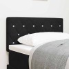 VidaXL Tăblie din Catifea Argyle cu headboard Negru 80 cm Catifea 42007071