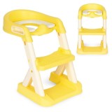 Inaltator Toaleta Copii Homelux cu Scara Reglabila si Reductor, Galben, 6 Luni+