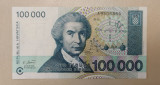 Croația / Hrvatska - 100 000 Dinara / dinari (1993) s865