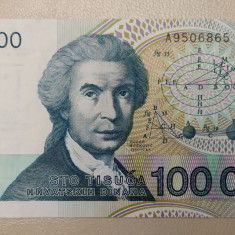 Croația / Hrvatska - 100 000 Dinara / dinari (1993) s865