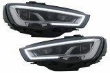 Faruri Full LED Audi A3 8V Pre-Facelift (2013-2016) Upgrade pentru Halogen cu Semnalizare Dinamica Secventiala LHD Performance AutoTuning, KITT