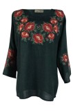 Bluza tip ie R24D, verde/rosu , marimea M