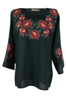 Bluza tip ie R24D, verde/rosu , marimea S foto