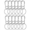 Set 12 brelocuri tip carabina, 8.5 x 4 cm, metal, argintiu