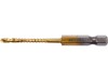 YATO Burghiu freza pentru metal, 3mm, hex 1/4, Auriu