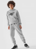 Pantaloni jogger de trening pentru băieți - gri, 4F Sportswear