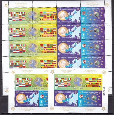 Bosnia 2005 Europa SAH MI 419-422 kleib.+ bl.27A+B MNH w66 MI=144eu foto