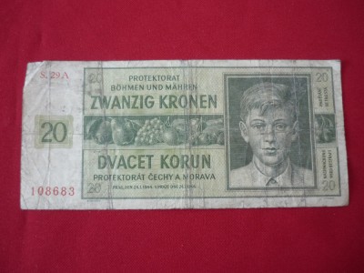 20 KORUN 1944 foto