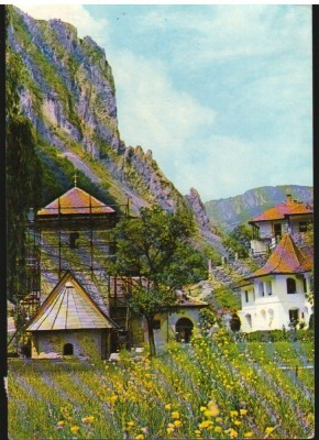 CPI B12377 CARTE POSTALA - MANASTIREA RAMET, MUZEUL MANASTIRII, ATELIERE COVOARE foto