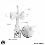 Kendama Pegas Samurai