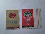 2 Timbre Romania Fondul de Solidaritate Internationala 1973 si 1980