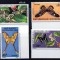 Centrafricana 1976, Fauna, Fluturi, serie neuzata, MNH