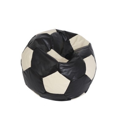 BEAN BAG MONDO BALL - IMITATIE PIELE - WENGE/DIVERSE CULORI - Alb 21894