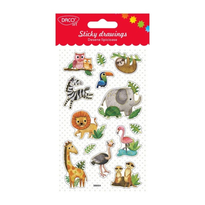 Animale din jungla - Abtibild Daco