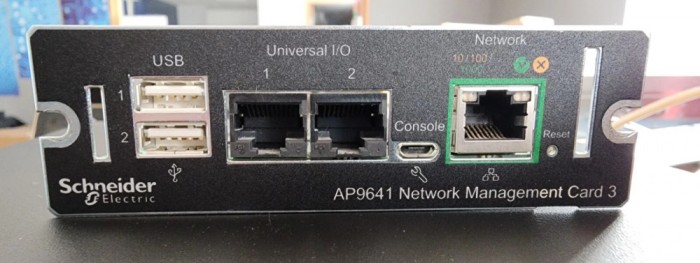 Retea APC Network Management Card 3 Schneider AP9641 NMC3 AP9335T