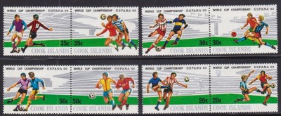 Insulele Cook 1981 - Fotbal, serie neuzata foto