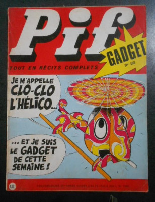 Revista Pif Gadget, nr. 108, anul 1971 foto