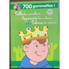 700 gommettes! (100 de jeleuri! - carte in limba franceza)