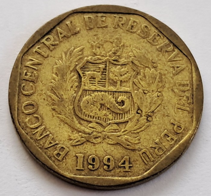 Peru, 10 Centimos 1994