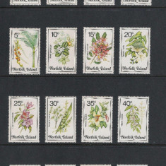 Norfolk Island 1984 - Plante, flora, serie neuzata