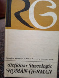 Heinrich Mantsch - Dictionar frazeologic roman - german (editia 1979)