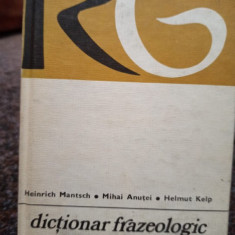 Heinrich Mantsch - Dictionar frazeologic roman - german (editia 1979)