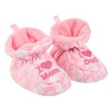 Botosei Iarnă Roz Curcubeu cu Mesaj \"I Love Mom I Love Dad\" pentru Bebelusi, CMCLASS