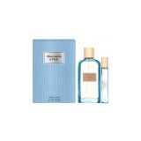 Set cadou Abercrombie &amp; Fitch First Instinct Blue pentru femei EDP 50 ml + 200 ml loțiune de corp