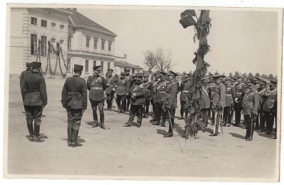 Regele Carol al II-lea la Timișoara, Școala de artilerie foto