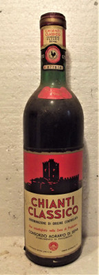 93 vin chianti classico consorzio di siena, DOC, recolatare 1968 cl 75 gr 12,5 foto