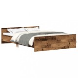 Cumpara ieftin Cadru de pat fara saltea Lemn vechi 120x200cm Lemn prelucrat
