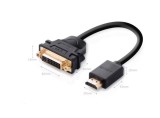 CABLU video Ugreen, HDMI (T) la DVI (M), rezolutie maxima FHD (1920 x 1080), conectori auriti, 0.2m, negru &quot;20136&quot; (timbru verde 0.8 lei)) - 695730382