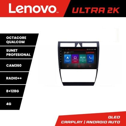 Navigatie Audi A6 M-102 Octa Core Android Radio Bluetooth GPS WIFI/4G DSP 2K 8+128GB 360 Toslink CarStore Technology