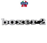 Emblema laterala scris "Boxer 2" moped Piaggio Boxer 2 (70-72) 2T AC 50cc