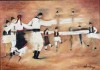 Pictura, Tablou Mare Ulei, HORA, Pictor Roman Consacrat, Muzica, Realism