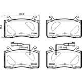 Placute frana Alfa Romeo Giulia (952) 10.15-, Stelvio (949) 12.16-, Fata, BREMBO