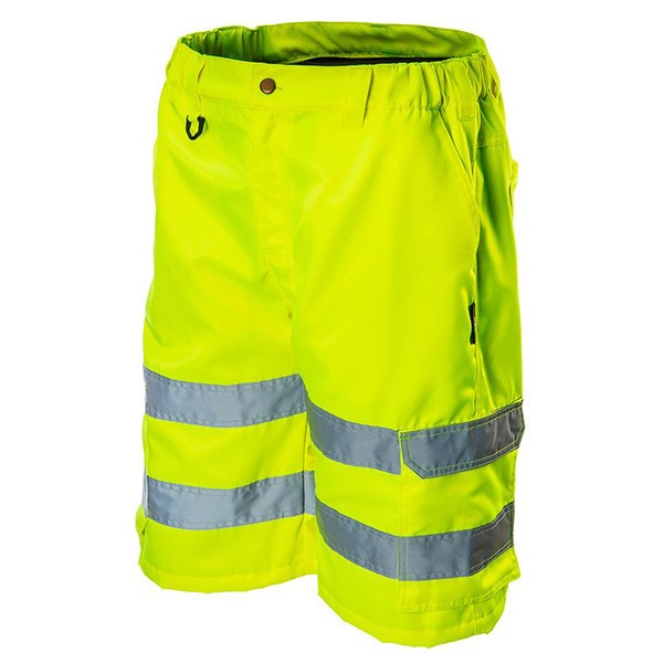 Pantaloni scurti de lucru cu vizibilitate ridicata galben Neo Tools 81-780 HardWork ToolsRange