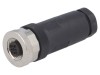 Conector M12 Mama 5 Pini TE Connectivity IP67 Cod B Profibus Dreapta Terminal Surub