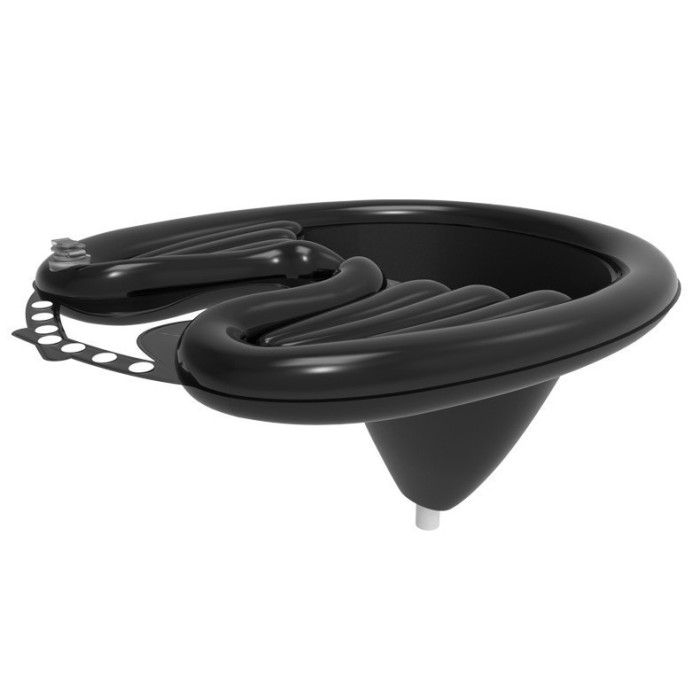 Set Gonflabil pentru Spalat pe Cap, pentru Copii, Femei Insarcinate si Varstnici, 81 x 60 x 38 cm, Ajustabil, Negru