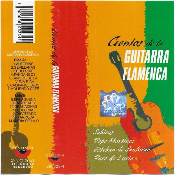 Casetă audio Sabicas / Pepe Martinez- Genios De La Guitarra Flamenca, originală