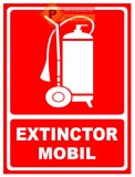 Semn extinctor mobil