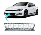 Grila bara de protectie Vw Scirocco (1k8), 2014-, Fata, Central, Aftermarket